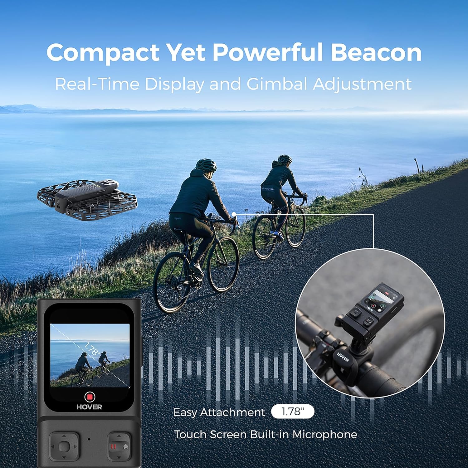 X1 PROMAX 8K Action Flying Camera, Foldable Drone with Camera with 42 KM/H Follow Speed, 10+ Fully Automatic Flight Modes, Fly Anywhere with OmniTerrain, SmoothCapture 2.0(Cycling Combo)
