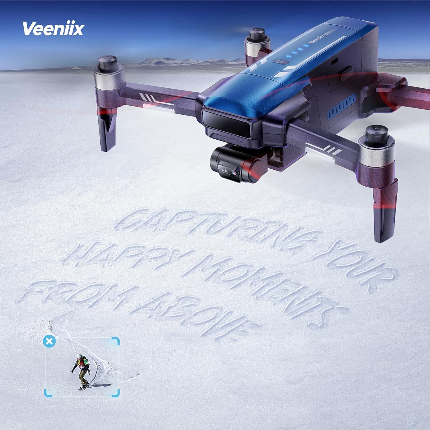 V11PRO Drone with 8K Camera for Adults, 3-Axis Gimbal Drones with 4K/30fps Video, 1/2 CMOS Sensor, 80min Flight Time with 2 Batteries, 6KM Video Transmission Quadcopter, Professional Drone